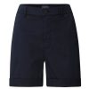 Vaatteet Lexington Company | Marissa Cotton Canvas Shorts, Dark Blue