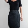 Vaatteet GAUHAR Helsinki | Wrap Skirt, Navy/Black