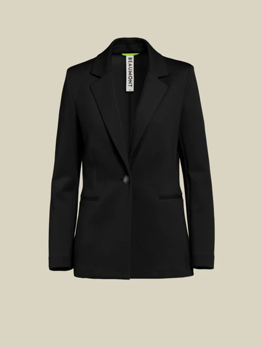 Vaatteet Beaumont | Jo Scuba Blazer, Black