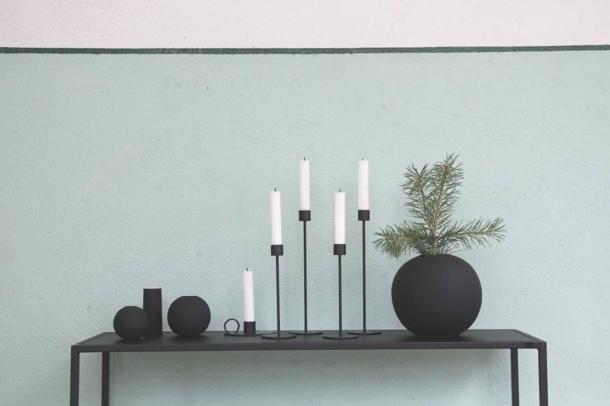 Koti Cooee Design | Candlestick 21Cm, Black