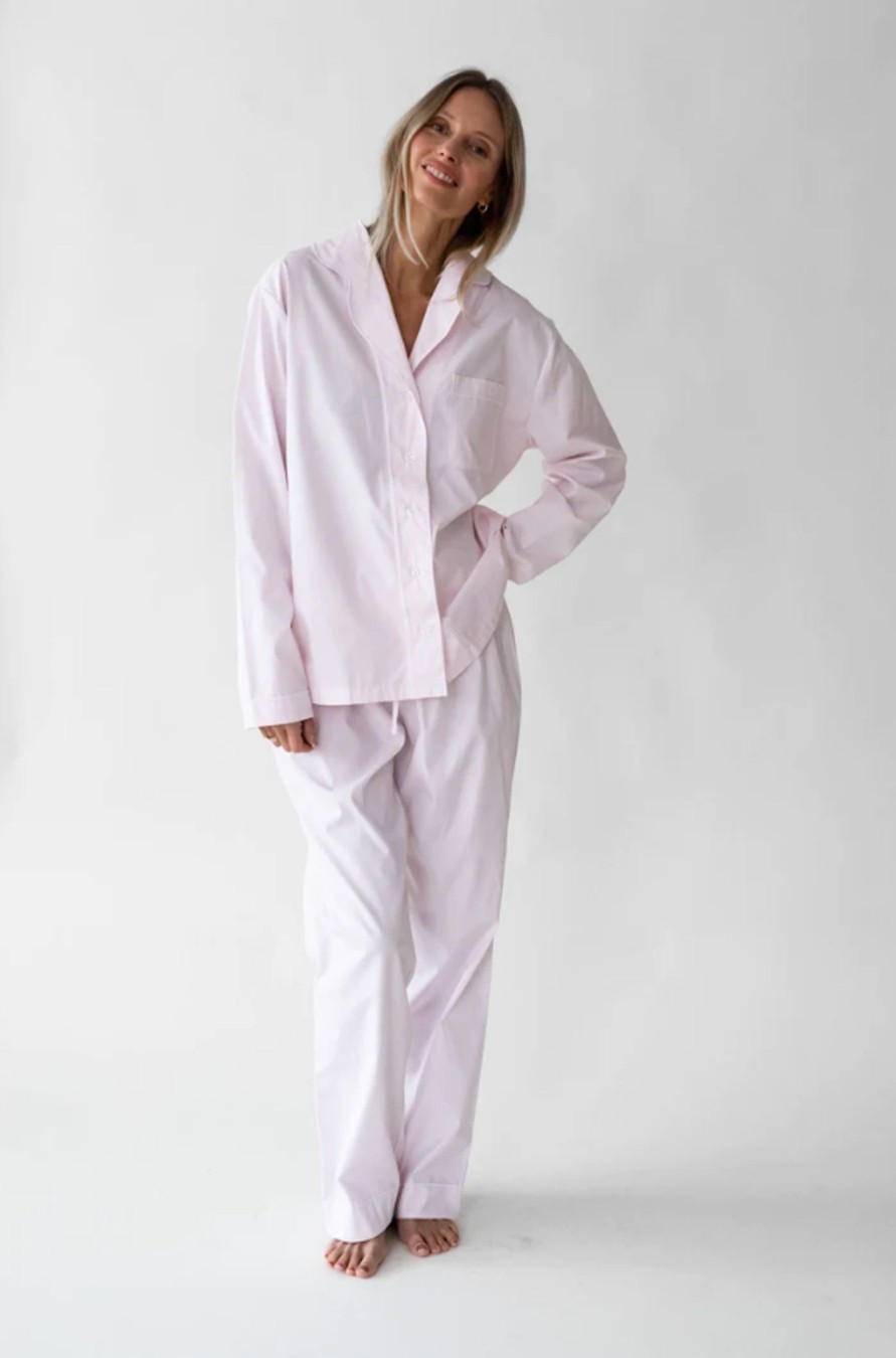 Vaatteet GAUHAR Helsinki | Cotton Pyjamas, Pink/White