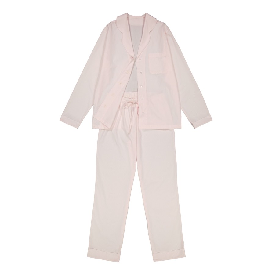 Vaatteet GAUHAR Helsinki | Cotton Pyjamas, Pink/White