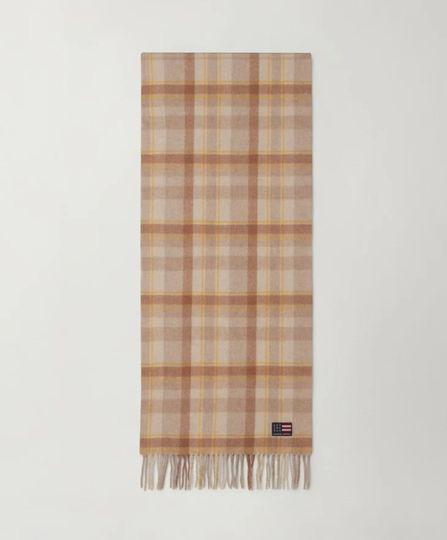 Kengat&Asusteet Lexington Company | Massachusetts Scarf, Yellow Multi Check