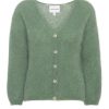 Vaatteet Americandreams | Cornelia Mohair Cardigan, Dusty Green