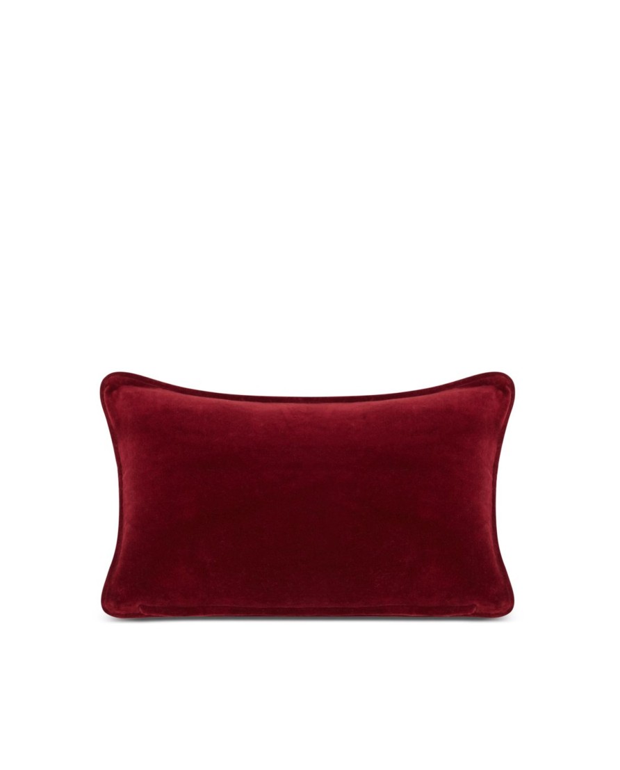 Joulu Lexington Company | Merry Organic Cotton Velvet Pillow 50X30, Red