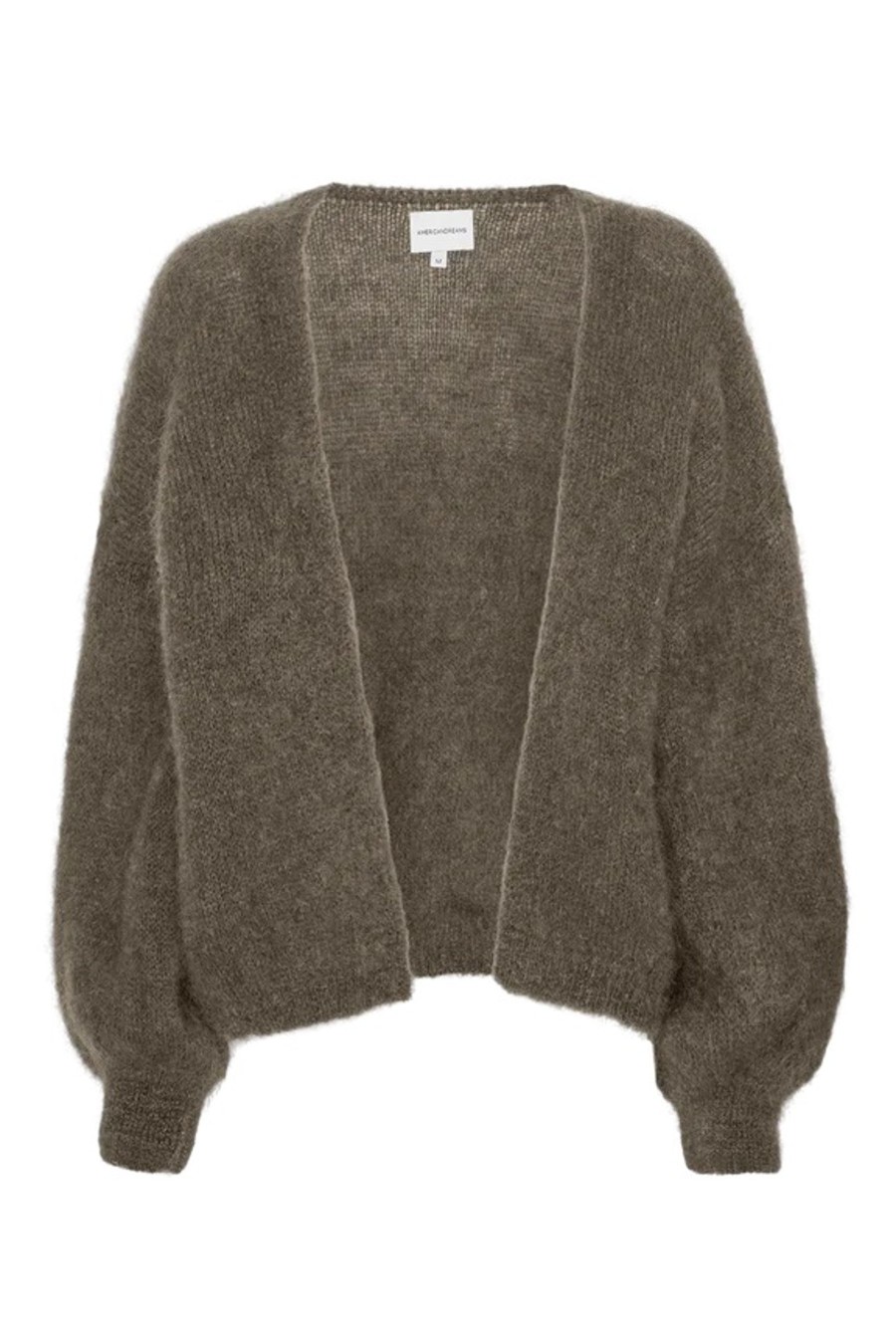 Vaatteet Americandreams | Lee Short Cardigan, Dark Taupe