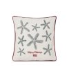 Koti Lexington Company | Spruce Star Organic Cotton Velvet Pillow Cover 50X50, White/Green/Red