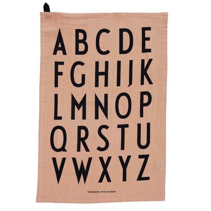 Koti Design Letters | Classic Tea Towel, Nude