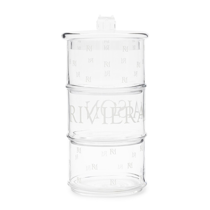 Koti Rivièra Maison | Monogram Storage Jar 3 Parts