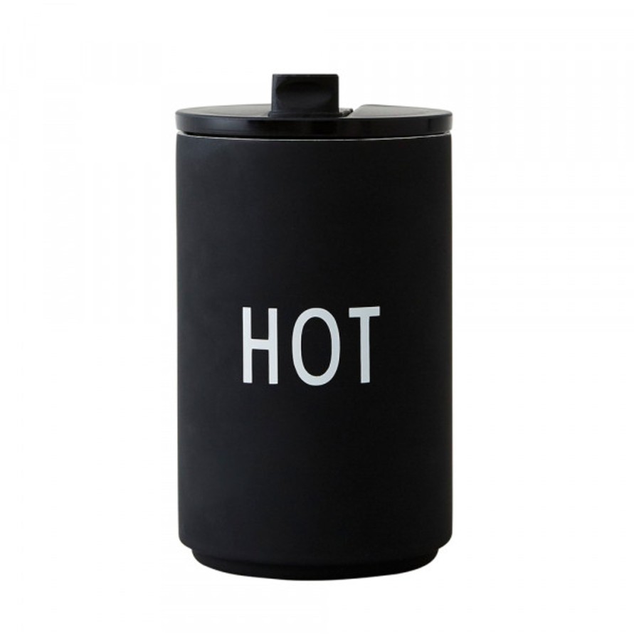 Koti Design Letters | Insulated Cup Hot, Black