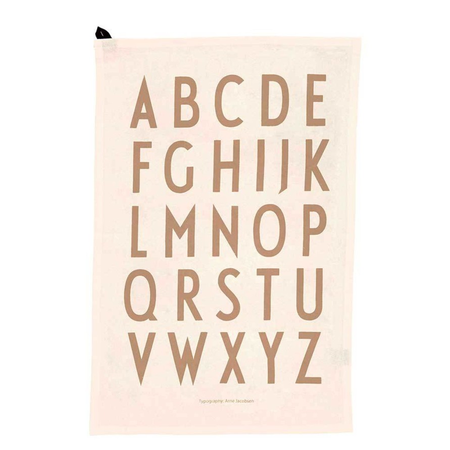 Koti Design Letters | Classic Tea Towel, Off White