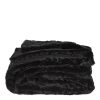 Koti Artwood | Celine Throw 127X150, Solid Black