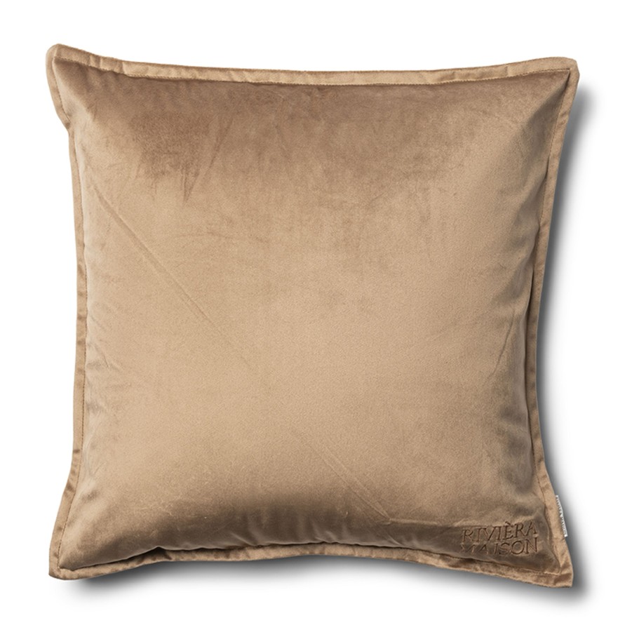 Koti Rivièra Maison | Velvet Pillow Cover 50X50, Praline