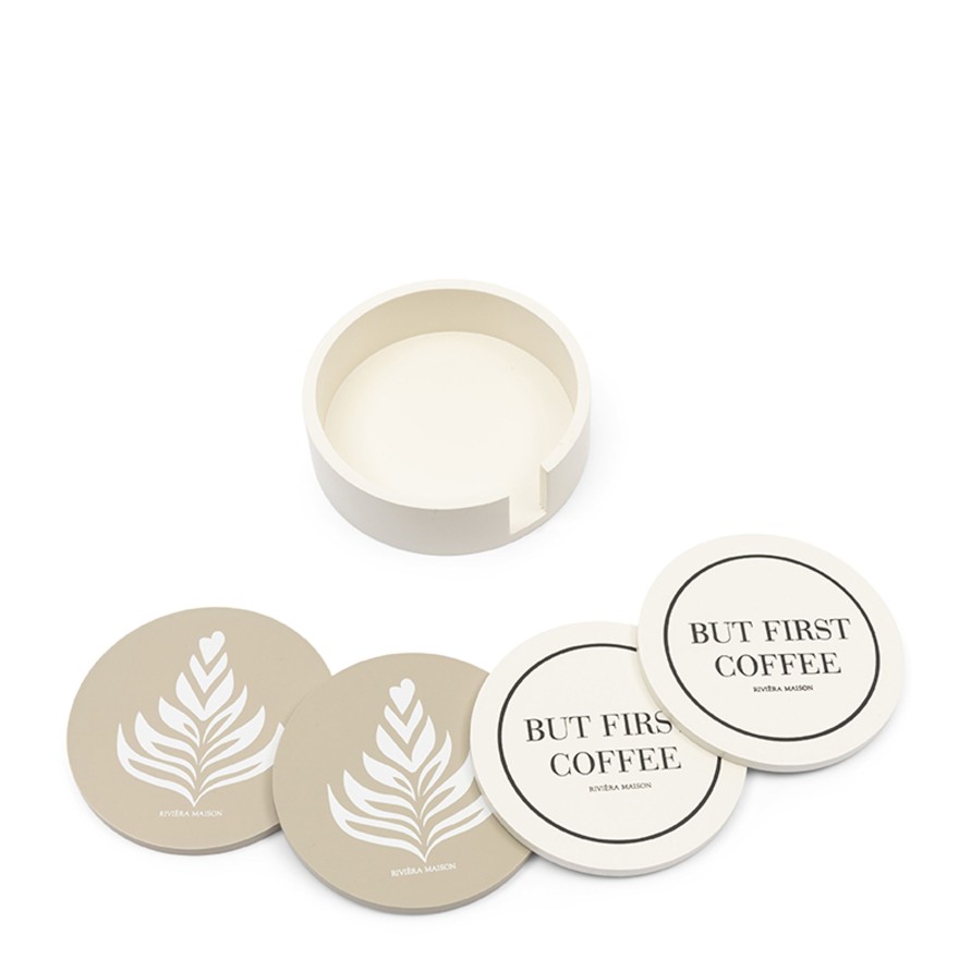 Koti Rivièra Maison | But First Coffee Coasters 4Pcs