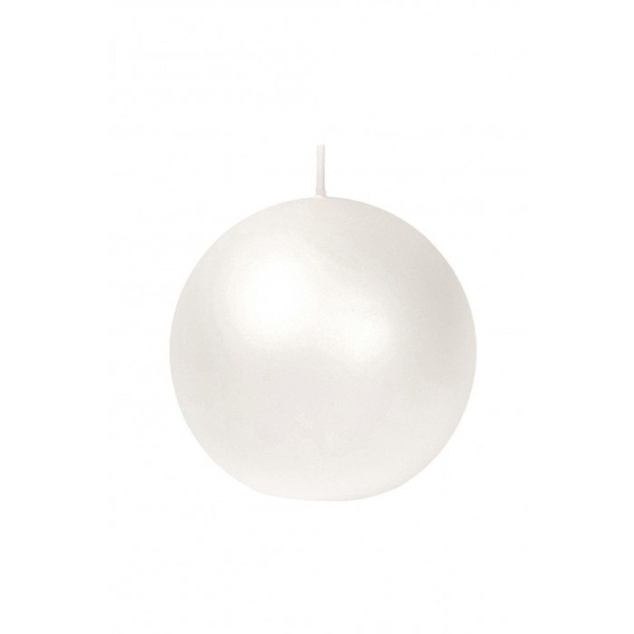 Koti Balmuir | Velvet Ball Candle 10Cm, Pearl