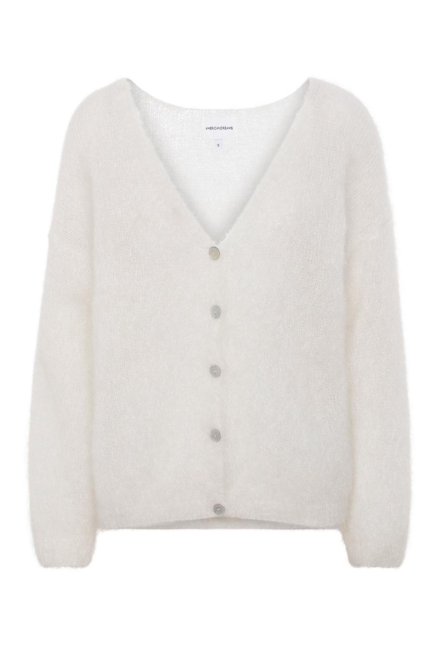 Vaatteet Americandreams | Cornelia Mohair Cardigan, White