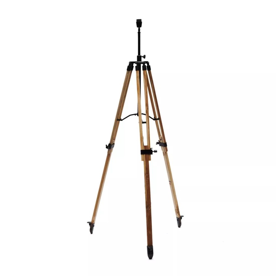 Koti Rivièra Maison | Wooden Tripod Floor Lamp