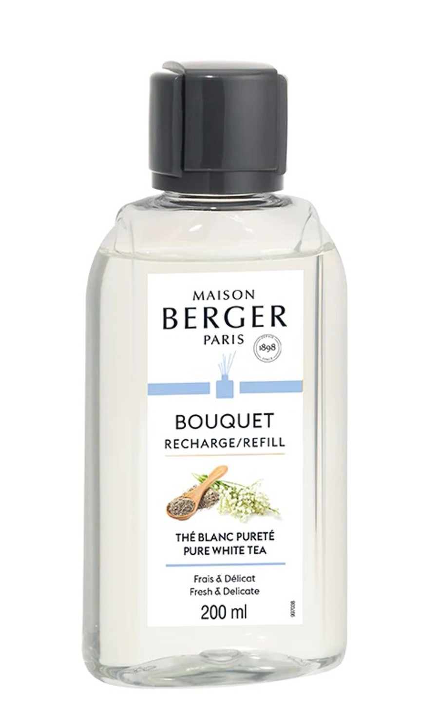 Koti Maison Berger | Pure White Tea -Tayttopullo 200Ml