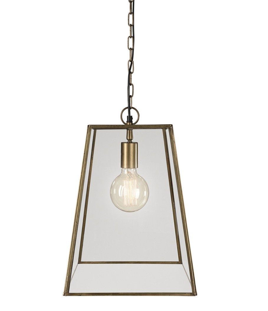 Koti Artwood | Slim City Ceiling Lamp, Brass