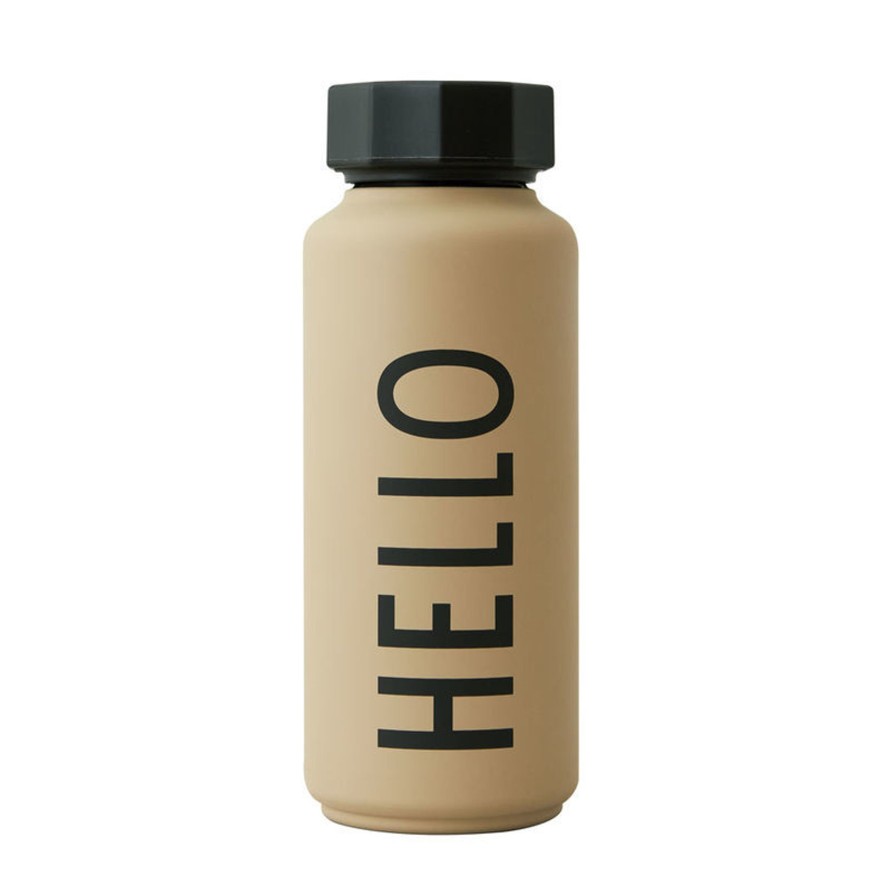 Koti Design Letters | Thermo Bottle Hello, Beige