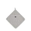 Koti Lexington Company | Icons Cotton Herringbone Striped Potholder, Black/White