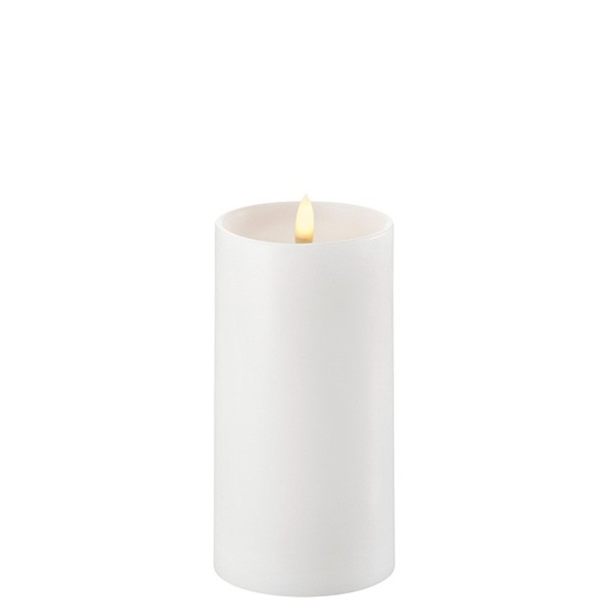 Koti Uyuni Lighting | Led Candle With Shoulder Top 15Cm, Nordic White