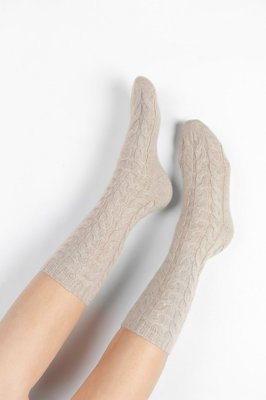 Kengat&Asusteet Balmuir | Bellecote Cashmere Socks, Oat