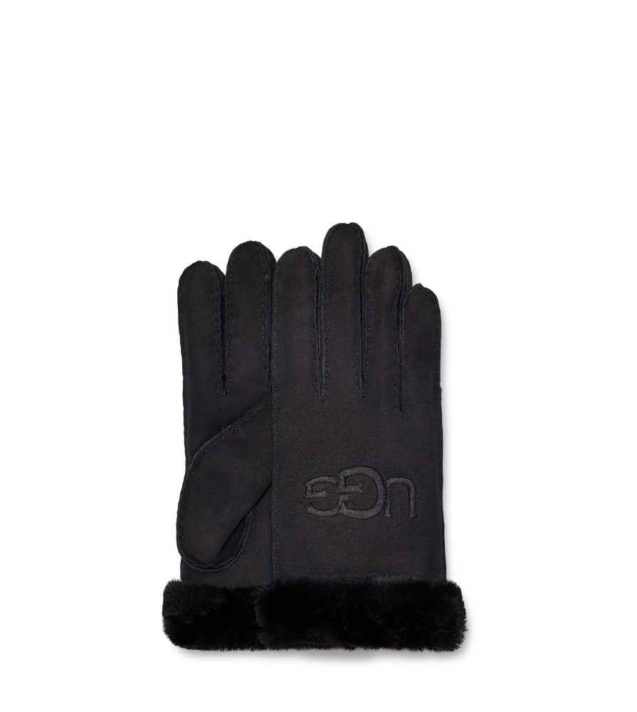 Kengat&Asusteet UGG | Sheepskin Emb Gloves, Black