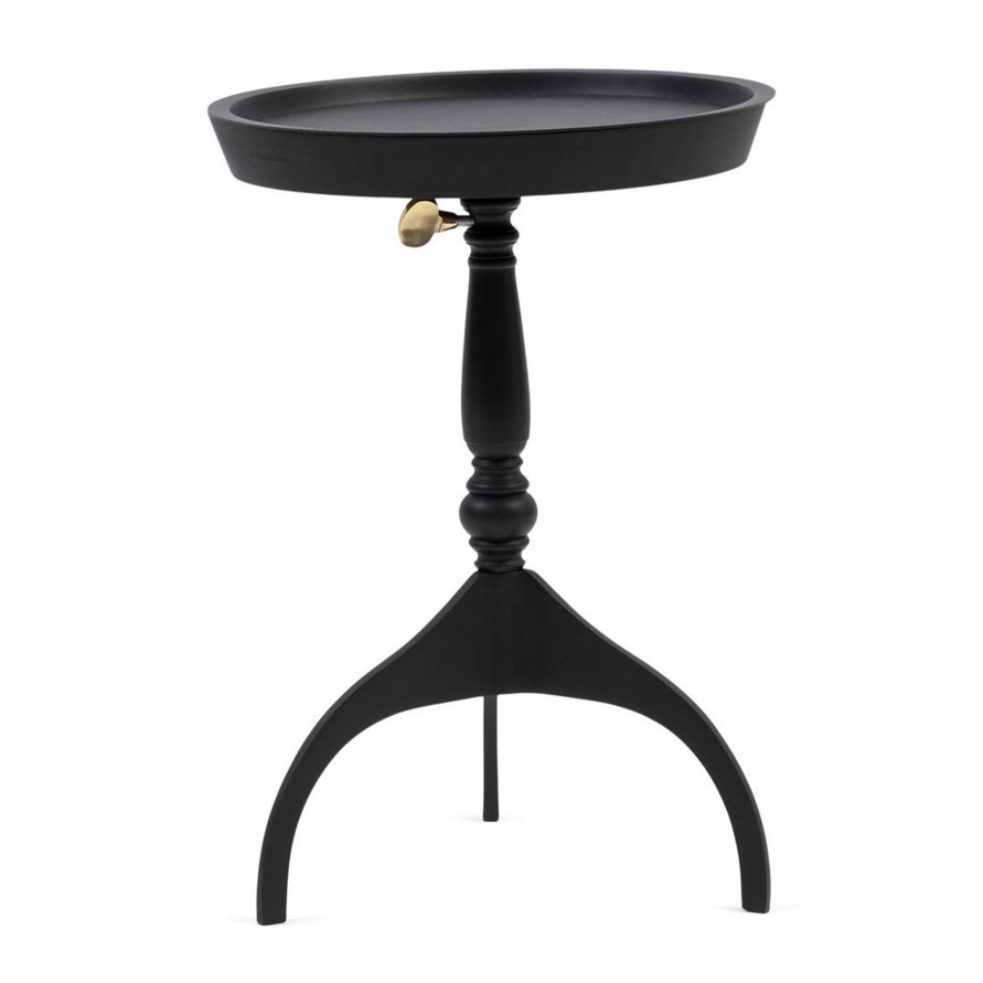 Koti Rivièra Maison | Crosby Adjustable End Table, Black