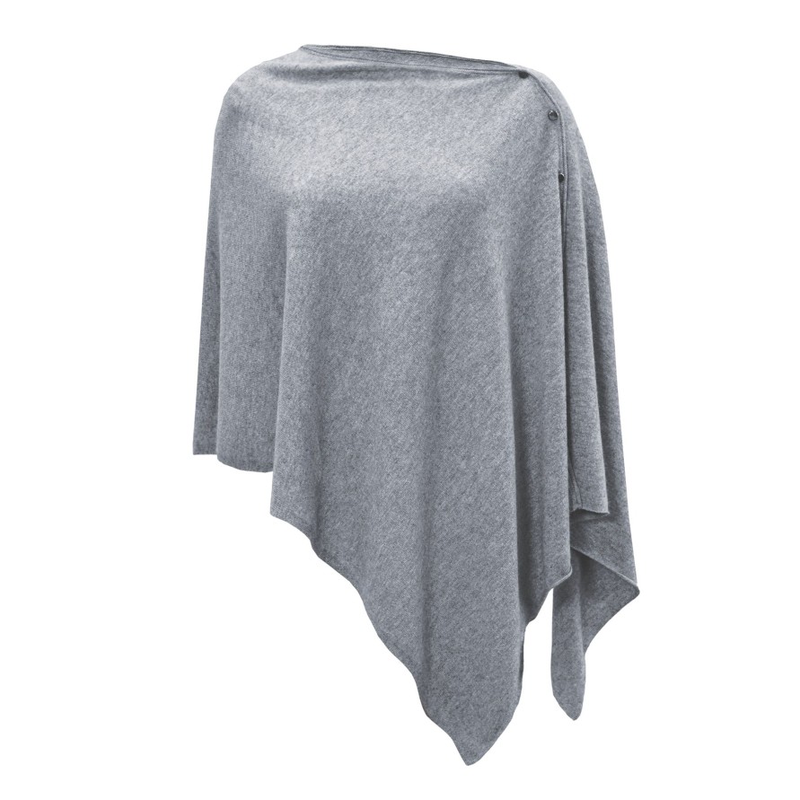 Vaatteet Balmuir | Lausanne Poncho, Grey Melange