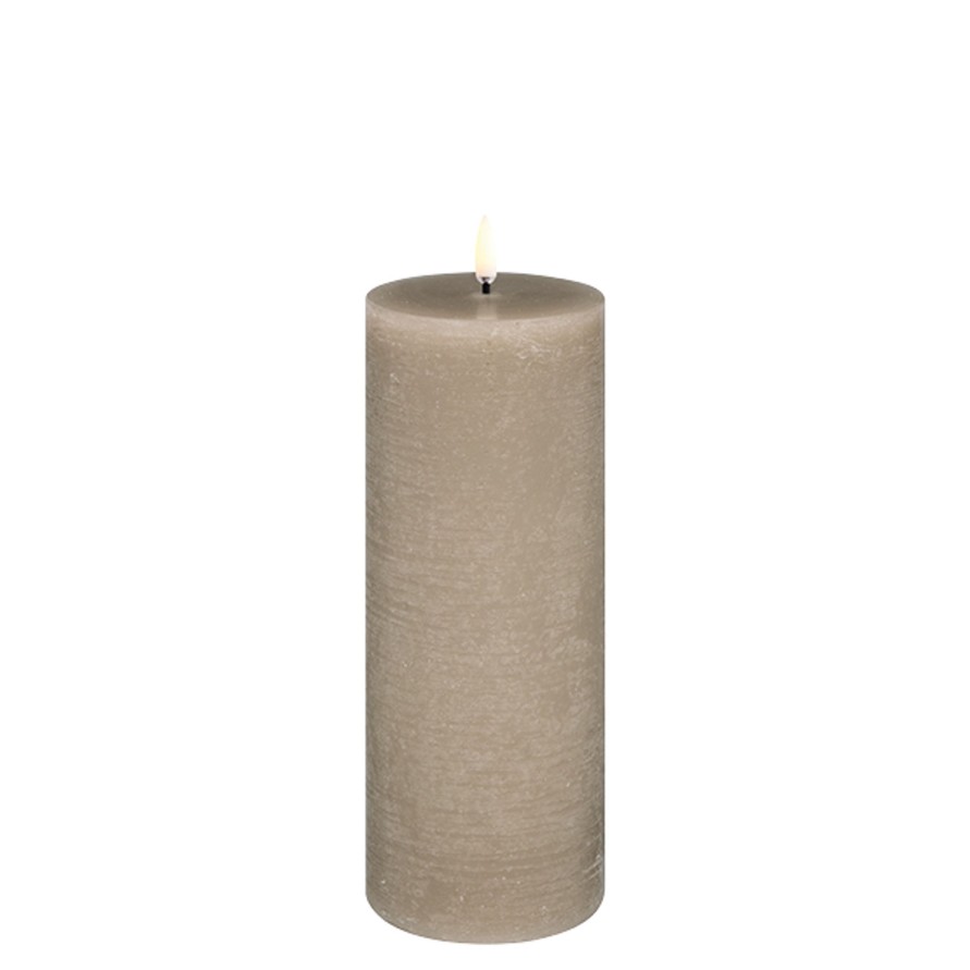 Koti Uyuni Lighting | Led Candle 20Cm, Sandstone