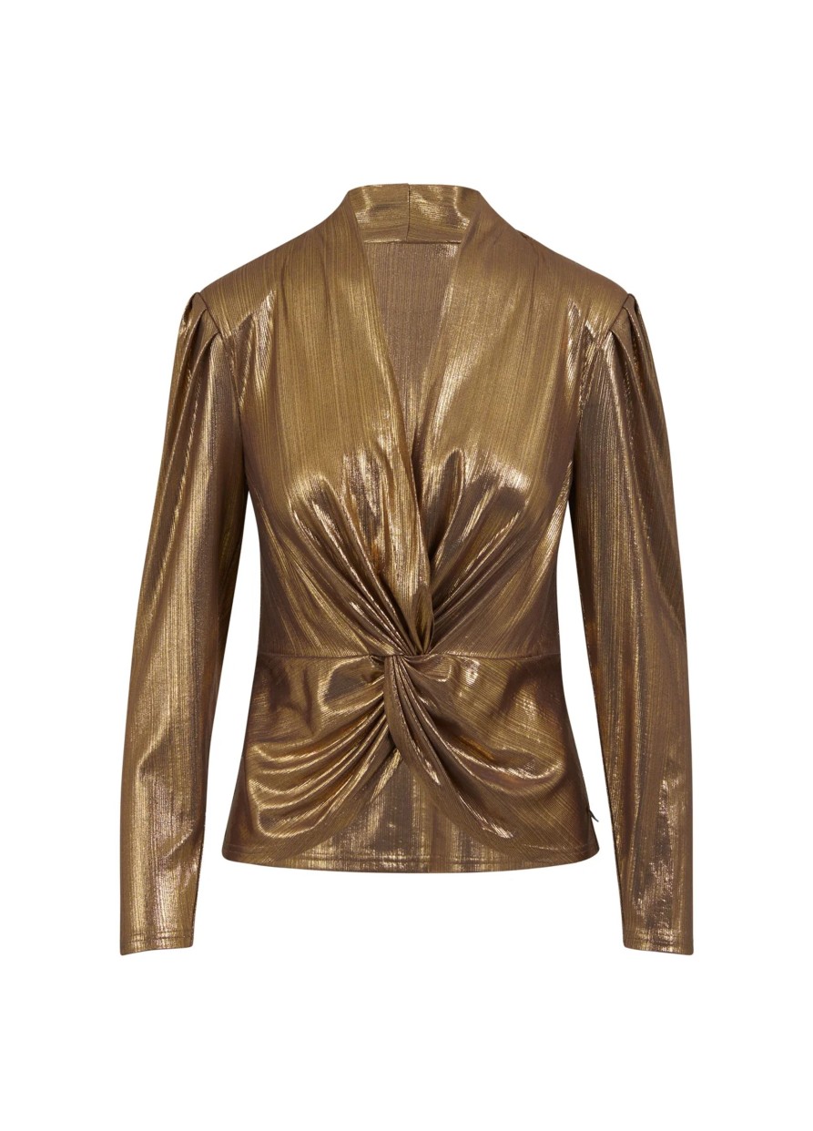 Vaatteet Coster Copenhagen | Metallic Top, Metallic Gold