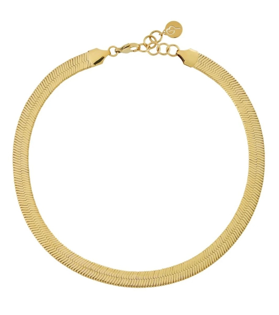 Kengat&Asusteet Edblad | Herringbone Necklace L, Gold