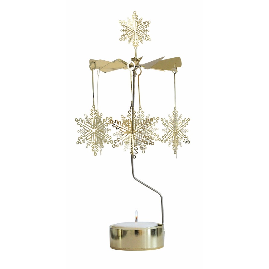 Koti Pluto Design | Big Angel Chimes Snowstar, Gold