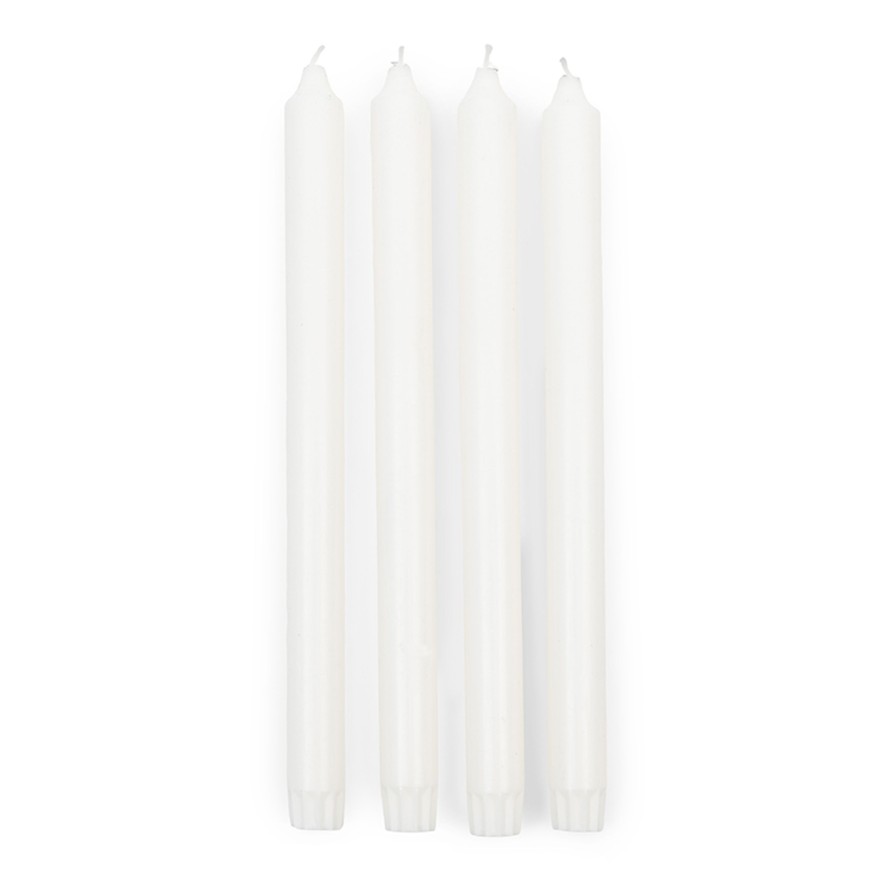 Koti Rivièra Maison | Dinner Candles Eco 4 Pcs, Off-White