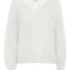 Vaatteet Americandreams | Milana Mohair Knit, White