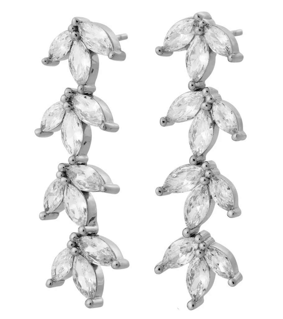 Kengat&Asusteet Edblad | Laurel Earrings, Rhodium