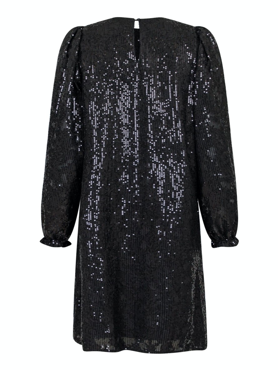 Vaatteet Neo Noir | Isobel Sequins Dress, Black