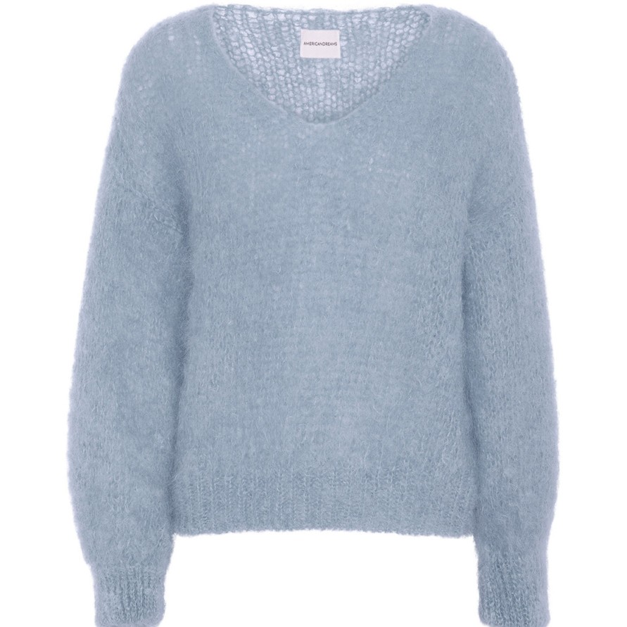 Vaatteet Americandreams | Milana Mohair Knit, Light Blue