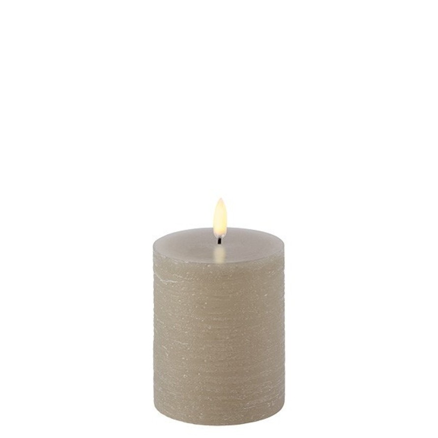 Koti Uyuni Lighting | Led Candle 10Cm, Sandstone