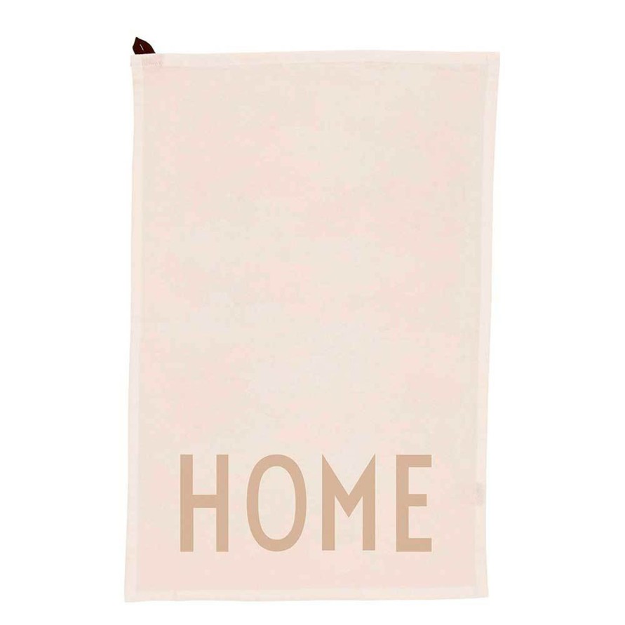 Koti Design Letters | Favourite Tea Towel Hello Home, Off White