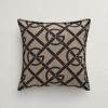 Koti Gant Home | G-Pattern Cushion, Cold Beige