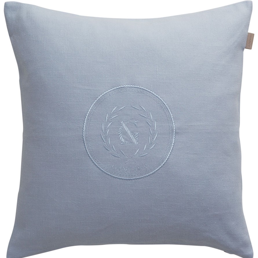 Koti Gant Home | Tonal Crest Cushion 50X50, Polar Blue