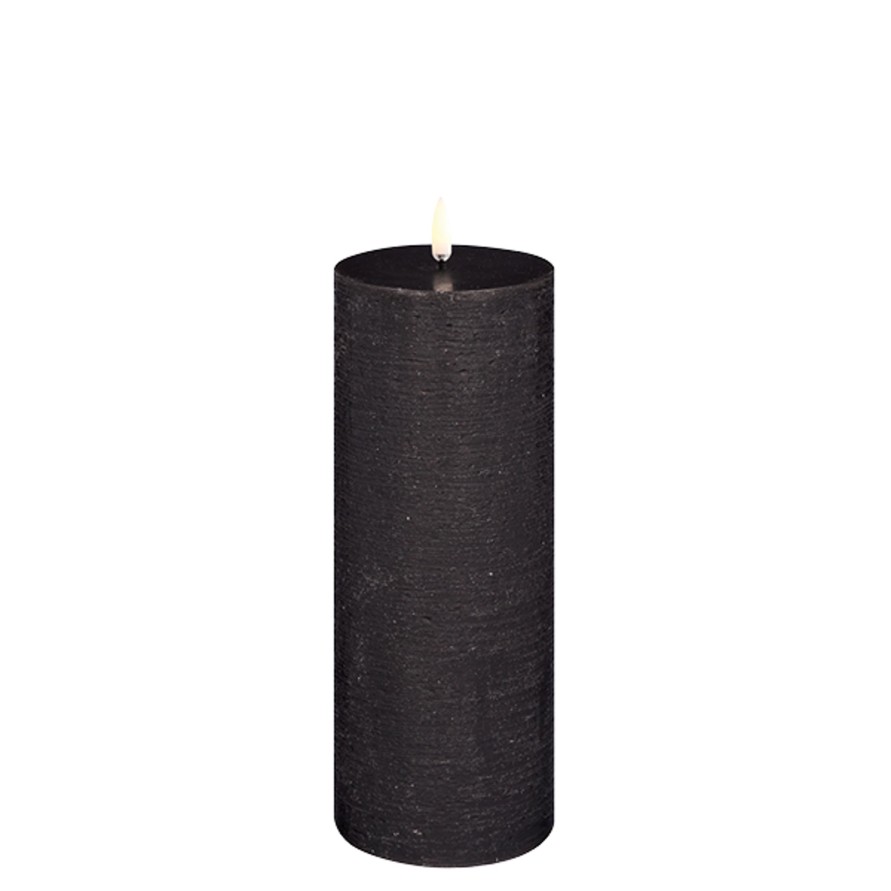 Koti Uyuni Lighting | Led Candle 20Cm, Forest Black