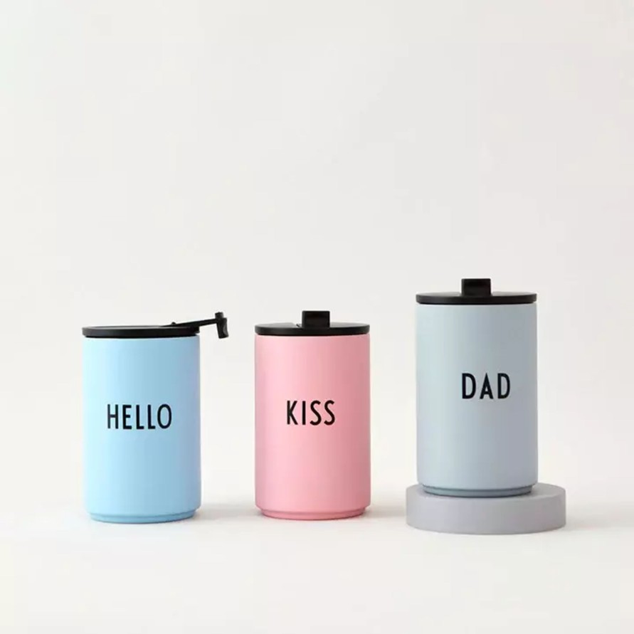 Koti Design Letters | Insulated Cup Dad, Light Grey