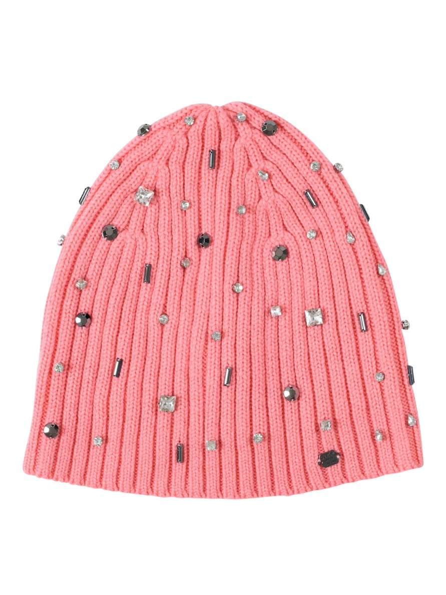 Kengat&Asusteet Gustav | Pearl Knit Hat, Coral Lily